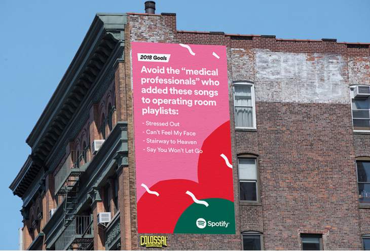 Spotify maakt global outdoor campagne in-house