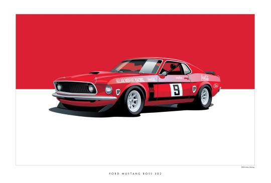 ICONIC RACING CARS BY ARTHUR SCHENING