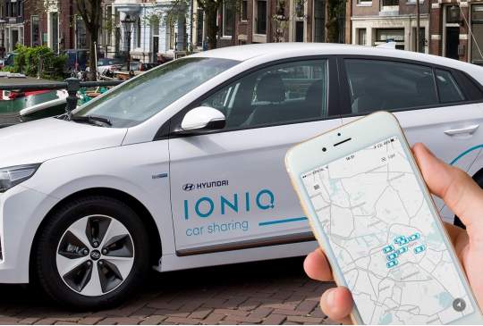 Hyundai start uniek Car Sharing-project met elektrische IONIQ in Amsterdam