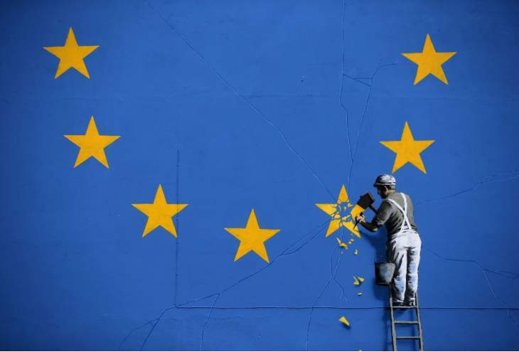 Jammer maar geen Banksy-kunstwerk voor een stem tegen Theresa May